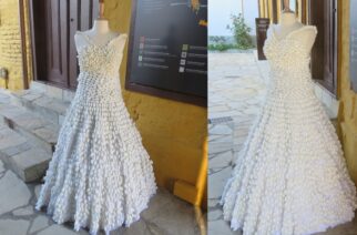 Σουφλί: Δημιουργία χειροποίητου νυφικού φορέματος από κουκούλια στο Μουσείο Μετάξης, στο 10ο Διεθνές Συνέδριο Σηροτροφίας  