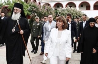 Αλεξανδρούπολη: Η Πρόεδρος της Δημοκρατίας στο Ιωακείμειο Γηροκομείο και στη Μονή «Παναγία του Έβρου»
