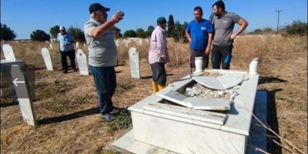 Μουσουλμάνος του χωριού αυτός που βανδάλισε τάφους στο μουσουλμανικό νεκροταφείο του Πολύανθου Ροδόπης