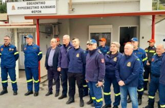 Κολγιώνης στην επίσκεψη υφυπουργού Ε.Τουρνά: Αναβαθμίστε σε Μόνιμο το Εθελοντικό Πυροσβεστικό Κλιμάκιο Φερών